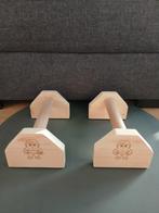 Houten parallettes, Sport en Fitness, Fitnessmaterialen, Ophalen of Verzenden, Nieuw, Buik, Push-up steun