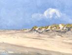 Strand/zee/duin olieverf op paneel, Antiek en Kunst, Ophalen of Verzenden