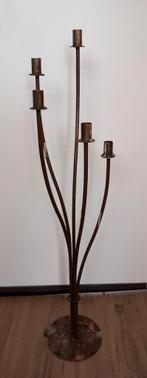 Mooie grote kandelaar. 1meter, 5kaars., Ophalen, Metaal, 75 cm of meer