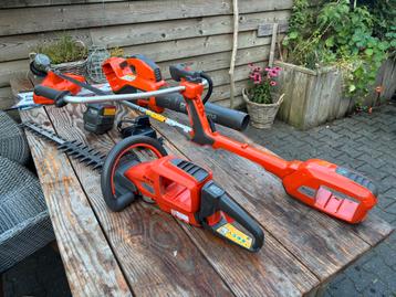 Husqvarna accu set bosmaaier heggenschaar bladblazer beschikbaar voor biedingen