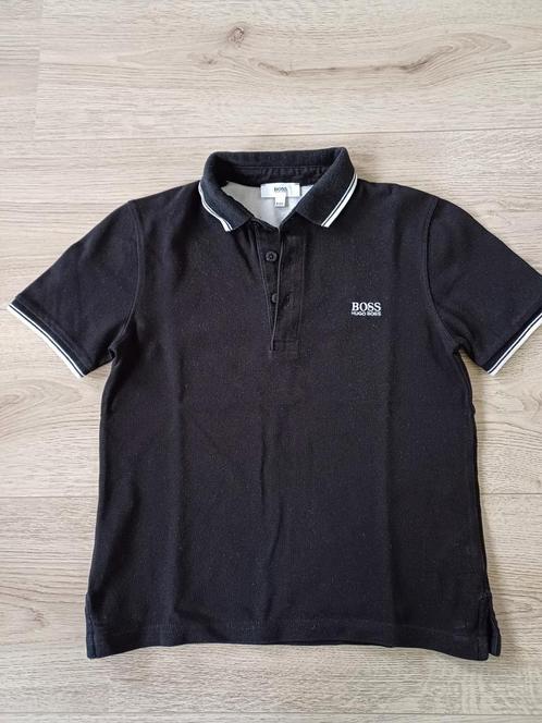 Mooie originele zwarte Hugo Boss Polo/ poloshirt, maat 128, Kinderen en Baby's, Kinderkleding | Maat 128, Zo goed als nieuw, Jongen