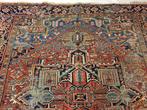 antiek vintage Heriz vloerkleed (Perziche tapijt) GROOT, Gebruikt, Vintage, 200 cm of meer, Ophalen of Verzenden