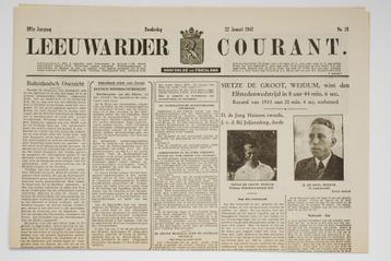 22 januari 1942 - Leeuwarder Courant | Heruitgave 1994 beschikbaar voor biedingen