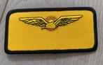 Klu luchtmacht 90 FTS pilot name tag, Verzamelen, Luchtvaart en Vliegtuigspotten, Ophalen of Verzenden, Zo goed als nieuw, Patch, Badge of Embleem
