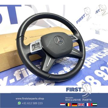 W166 leder STUUR origineel Mercedes GLE / ML Klasse 2011- zw beschikbaar voor biedingen