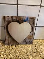 Glazen wand plaat hart, Huis en Inrichting, Woonaccessoires | Wanddecoraties, Ophalen of Verzenden, Zo goed als nieuw