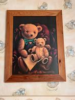 Vintage Beren Schilderij Babykamer, Kinderen en Baby's, Kinderkamer | Inrichting en Decoratie, Ophalen of Verzenden, Zo goed als nieuw