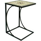 Bijzettafel met mozaïek ingelegd meerdere modellen, Tuin en Terras, Verzenden, Nieuw, Vierkant, Overige materialen