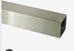 GEVRAAGD ROESTVRIJSTALEN KOKER 25x25mm, Doe-het-zelf en Verbouw, Metalen, Ophalen, Nieuw, Overige metalen