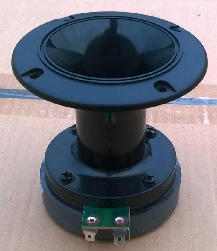 Tweeter met ronde hoorn 100 x 100 x 60 mm, Audio, Tv en Foto, Luidsprekers, Nieuw, Overige typen, Minder dan 60 watt, Overige merken