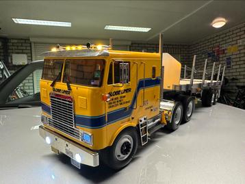 Tamiya Globeliner incl trailer incl licht en geluid+accu beschikbaar voor biedingen