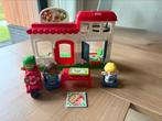 Fisher price little people pizzaria speelset, Ophalen, Zo goed als nieuw