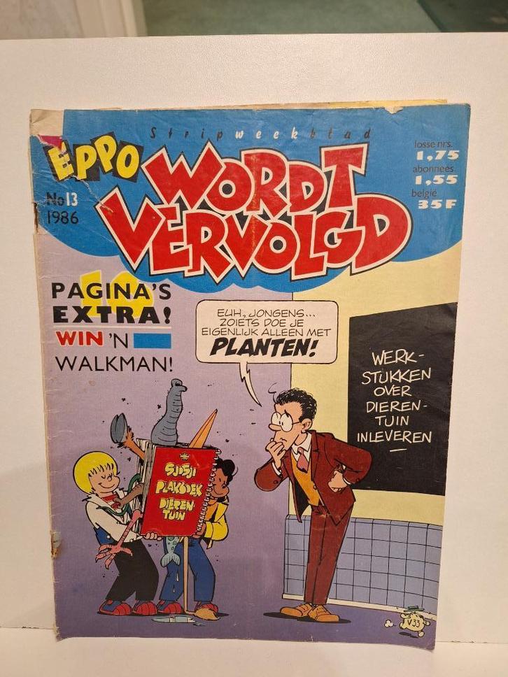 Eppo Wordt Vervolgd – Nummer 13 (1986), Boeken, Stripboeken, Gelezen, Eén stripboek, Ophalen of Verzenden