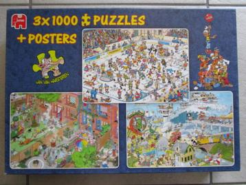 JAN VAN HAASTEREN COMBI  : nr.81041 met 3 puzzels en posters beschikbaar voor biedingen