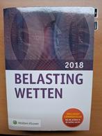 Belastingwetten - pocketeditie 2018, ISBN 9789013144536, Ophalen of Verzenden, Beta, Zo goed als nieuw, HBO