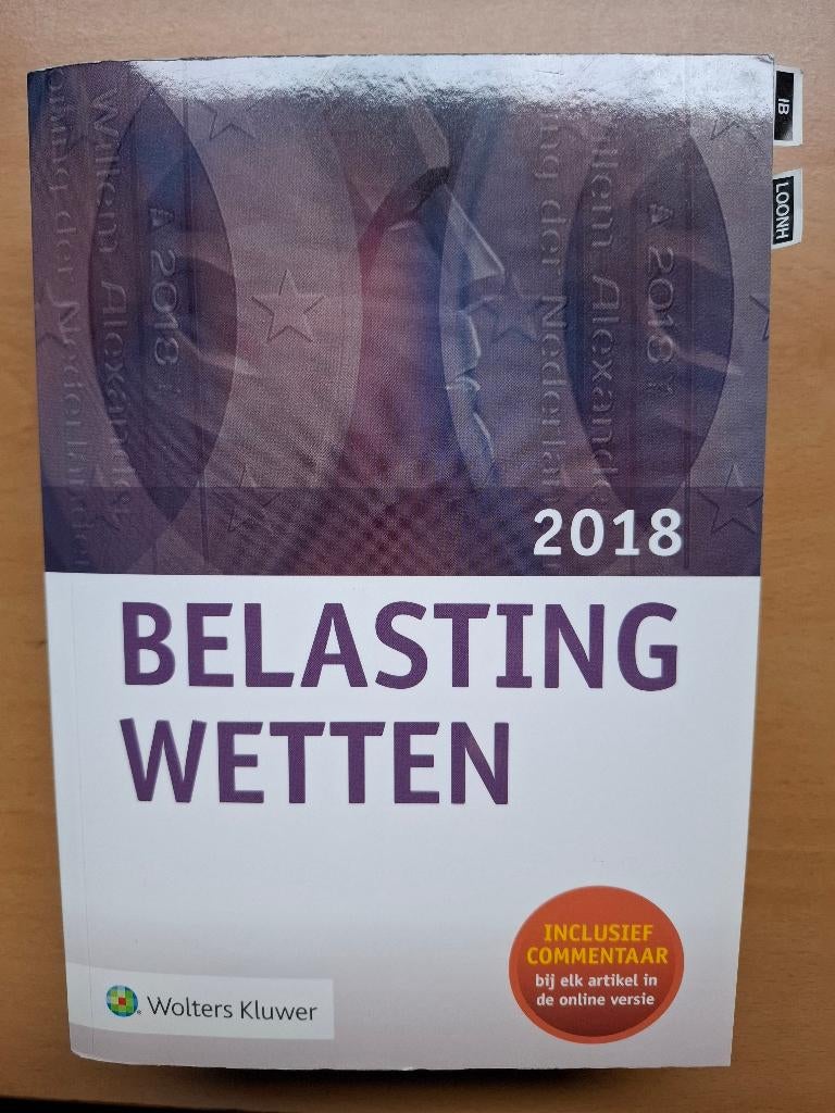 Belastingwetten - pocketeditie 2018, ISBN 9789013144536, Boeken, Studieboeken en Cursussen, Zo goed als nieuw, HBO, Beta, Ophalen of Verzenden