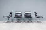 Eames EA208 meeting chair, 10x, Huis en Inrichting, Bureaustoelen, Ophalen of Verzenden, Zo goed als nieuw, Zwart