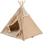 Kattenmand tipi tent Boho van € 44,99 nu voor maar € 32,95, Dieren en Toebehoren, Kattenmanden, Overige, Ophalen of Verzenden