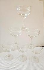 6 champagne coupes Royal Leerdam, Ambassador, Ophalen of Verzenden