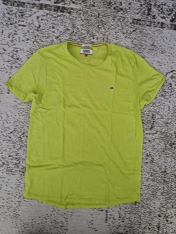 Tommy Hilfiger T-shirt heren maat M licht groen beschikbaar voor biedingen