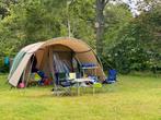 Ruime en stevige Falco Zeearend 4 tunneltent met luifel, Caravans en Kamperen, Tenten, Ophalen, Gebruikt