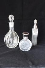 Vintage lot 2 parfumflesjes, Antiek en Kunst, Antiek | Glas en Kristal, Ophalen of Verzenden