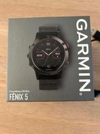 Garmin Fenix 5, Gebruikt, Zwart, Garmin, Ophalen of Verzenden