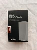 Nieuw - in-Lite Ace up-down corten, Tuin en Terras, Buitenverlichting, Minder dan 50 watt, Wandlamp, Ophalen of Verzenden, Netvoeding