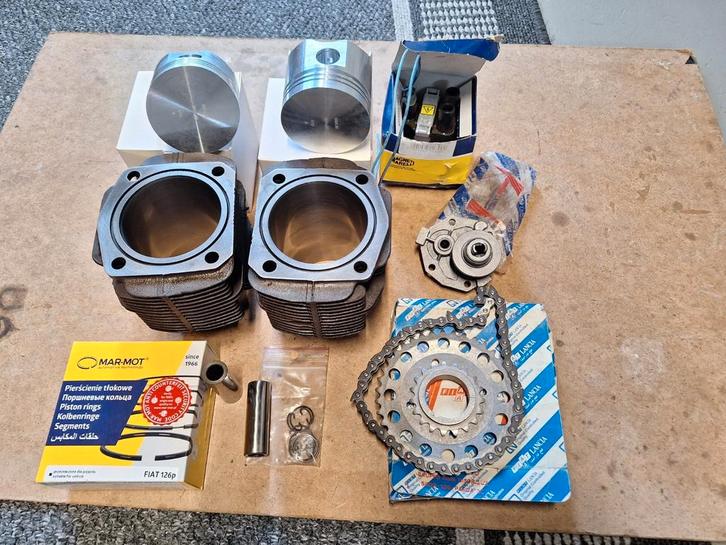 Fiat 126 500 oldtimer, Nieuwe originele motor onderdelen, Auto-onderdelen, Motor en Toebehoren, Fiat, Nieuw, Ophalen of Verzenden