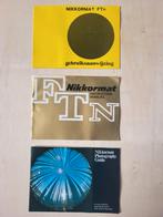 Gebruiksaanwijzing boekjes Nikon Nikkormat FTN, Ophalen of Verzenden, Zo goed als nieuw
