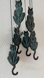 Bronzen Windgong met Katten, Ophalen of Verzenden, Brons
