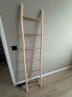 Houten Decoratie Ladder - 181cm, Doe-het-zelf en Verbouw, Ladders en Trappen, Ophalen, Zo goed als nieuw, Ladder, Minder dan 2 meter