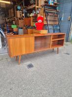 Vintage lowboard met vitrine jaren 60-70, Huis en Inrichting, Ophalen, ,, Zo goed als nieuw, ,