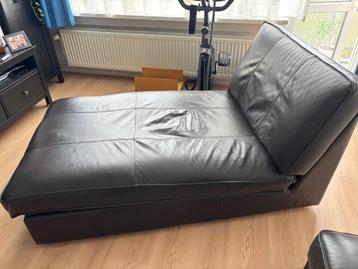 IKEA Kivik echt leder chaise longue beschikbaar voor biedingen