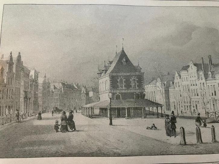 Oude Tekening Leeuwarden !!, Antiek en Kunst, Kunst | Tekeningen en Foto's, Ophalen of Verzenden