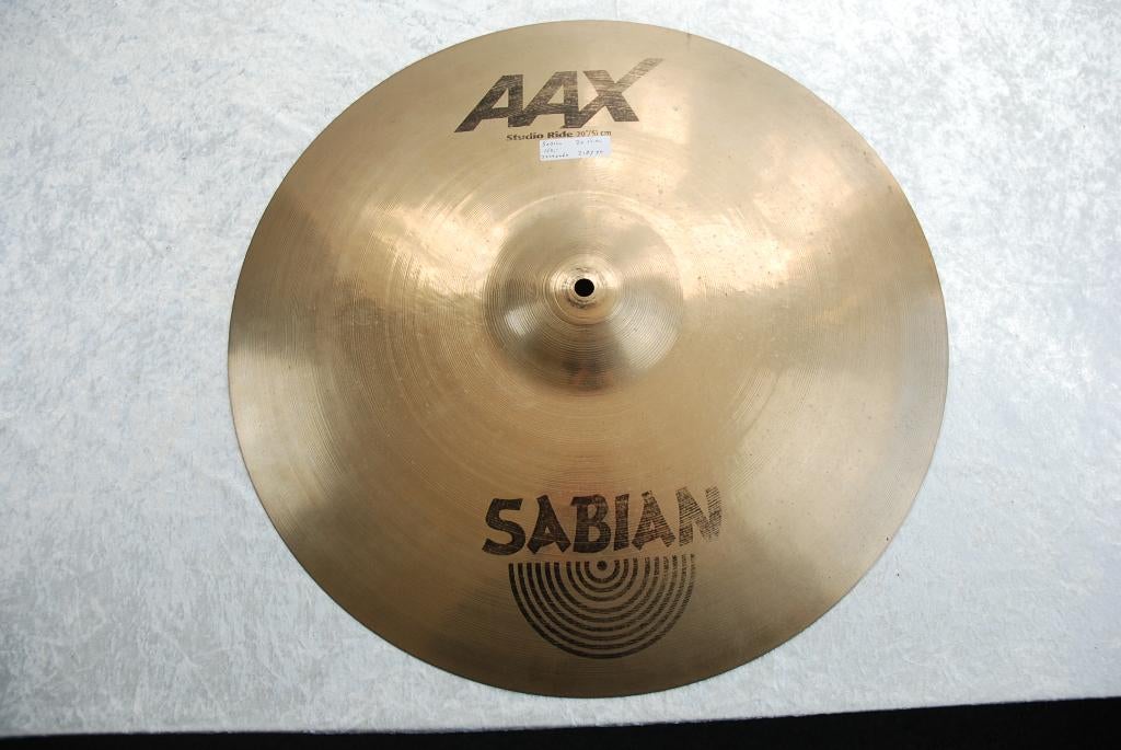 Sabian AAX studio ride bekken 2187gr.  20 inch  <25250064>, Sabian, Gebruikt, ., Drums of Percussie