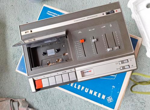 Vintage Telefunken Cassette Rec. Typ M – originele doos!, Audio, Tv en Foto, Cassettedecks, Overige merken, Ophalen of Verzenden