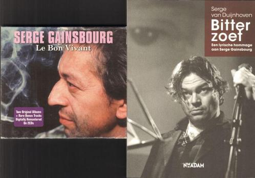 SERGE GAINSBOURG Le Bon Vivant 2CD en/of BOEK Bitterzoet *DC, Cd's en Dvd's, Cd's | Franstalig, Zo goed als nieuw, Ophalen of Verzenden