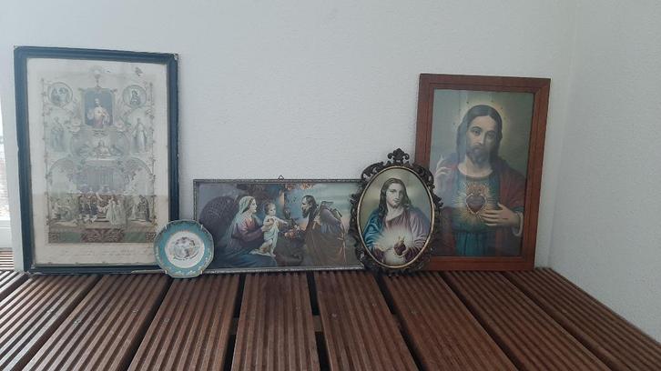 religieuze afbeeldingen, Antiek en Kunst, Antiek | Religie, Ophalen of Verzenden