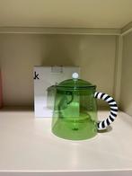 &klevering theepot, groen, Huis en Inrichting, Keuken | Servies, Overige typen, Nieuw, Ophalen of Verzenden, Glas