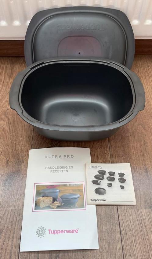 Tupperware ultrapro 3,5 liter mét handleiding & receptenboek, Huis en Inrichting, Keuken | Tupperware, Nieuw, Schaal, Blauw, Ophalen of Verzenden