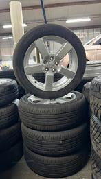 Wielenset velgen banden Mitsubishi outlander, Auto-onderdelen, Banden en Velgen, Ophalen, 18 inch, 215 mm, Zomerbanden