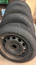 4x firestone winterhawk 175/65r14 met velg ford fiesta, Auto-onderdelen, Banden en Velgen, Ophalen, 14 inch, Gebruikt, 175 mm