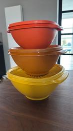 Tupperware set drie kommen met zonne-/ sterdeksel, Ophalen of Verzenden, Zo goed als nieuw, Bak of Kom