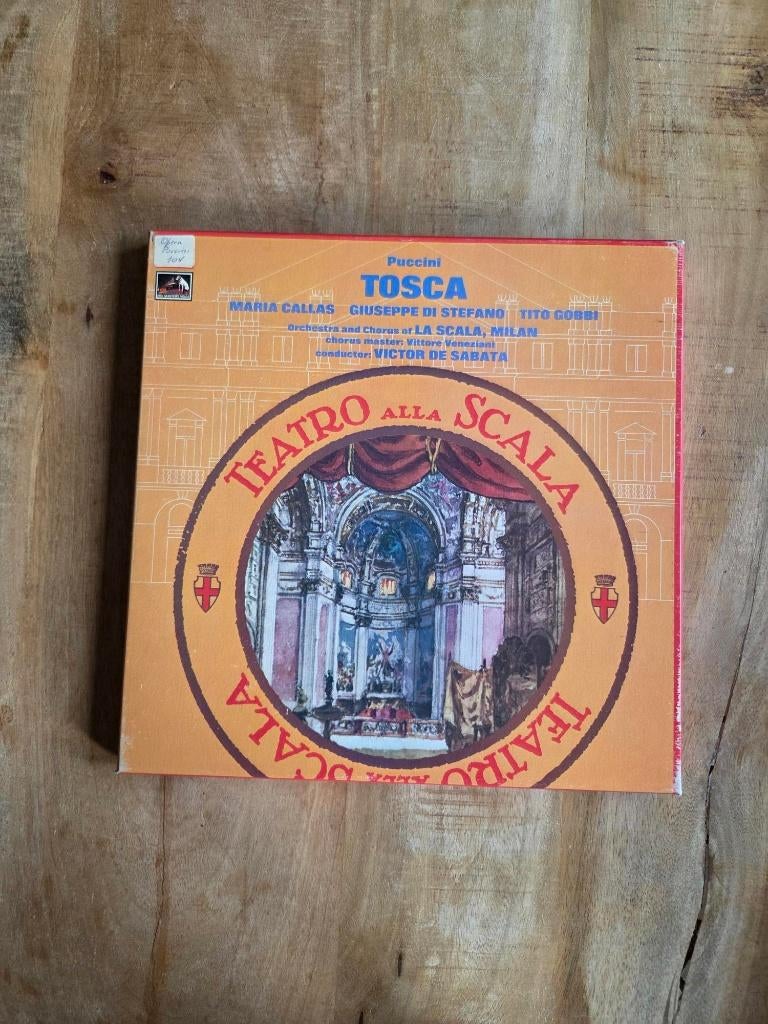 Puccini – Tosca | Callas / Di Stefano | LP box, Kamermuziek, Ophalen of Verzenden, Zo goed als nieuw, 12 inch
