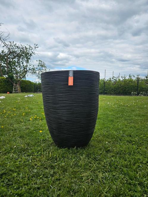 NIEUWE Capi bloembakken RIB 58cm hoog 46 breed, Tuin en Terras, Bloembakken en Plantenbakken, Nieuw, Kunststof, Binnen, Balkon