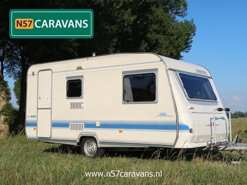 Adria Unica B 432 PY / luifel, Caravans en Kamperen, Caravans, Bedrijf, tot en met 4, 750 - 1000 kg, Treinzit, Adria, Dwarsbed