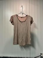 Bruin dames tshirt maat s, Bruin, Ophalen of Verzenden, Zo goed als nieuw, Korte mouw