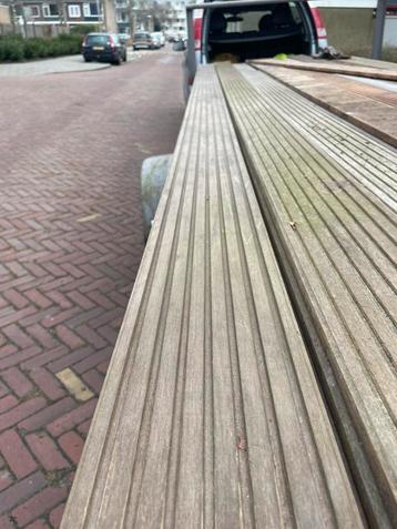 Hardhouten vlonderplanken Bankirai 21 mm , 29,5 m2 beschikbaar voor biedingen