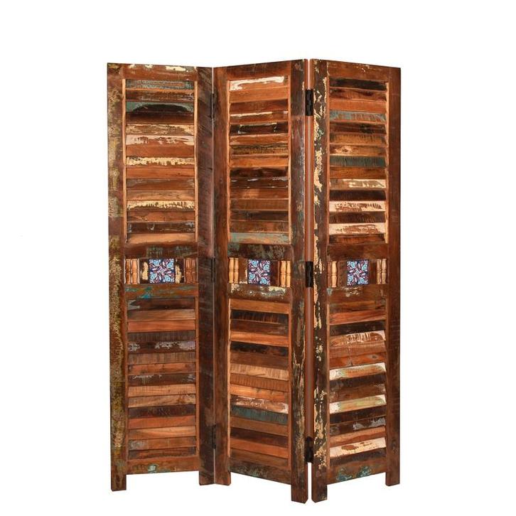 Houten Vintage Kamerscherm Retro Kledingscherm Roomdivider, Huis en Inrichting, Woonaccessoires | Kamerschermen, Nieuw, Ophalen of Verzenden